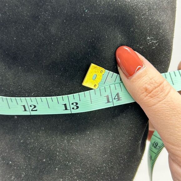 La Canadienne Women's Black Knee High Boots Size 8 Mid Heel Buckle Square Toe - Picture 11 of 12